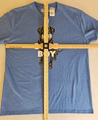 Jed-Co x Anheuser Busch Good Boy Busch Light T-Shirt Soft Blue Men Size XL New