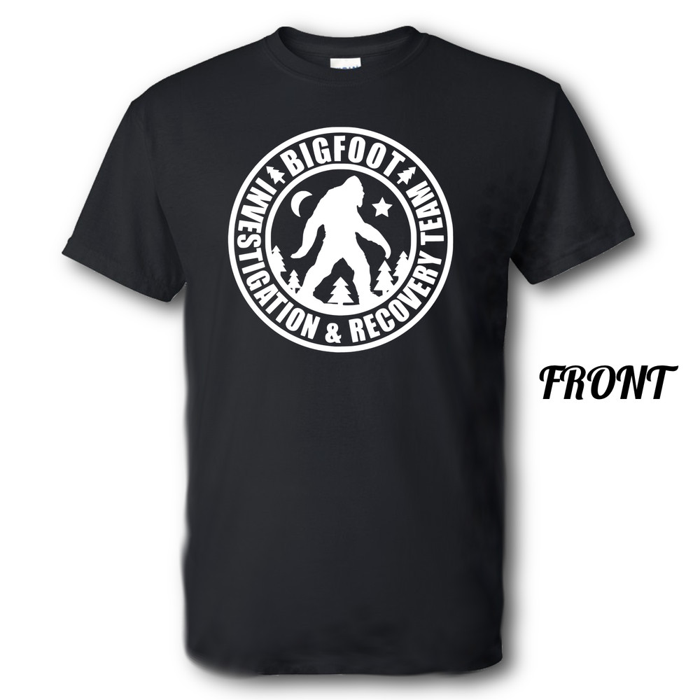 Bigfoot Investigation And Recovery Brand New Shirt Multiple Sizes and Colors