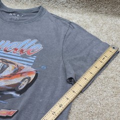 Chemistry Corvette Graphic T Shirt Mens Large Gray C6 Logo (see photo for flaw)
