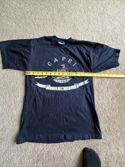 Capri Italia Shirt Mens Small Blue Souvenir Harmony Made in Italy