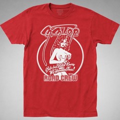 ZZ Top ROAD CREW T-SHIRT Band Tee tour Classic rock handled these 81 70s 80s