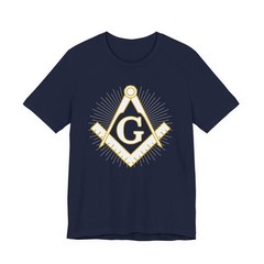 Masonic Square and Compass T-Shirt – Freemasonry Symbol Graphic Tee