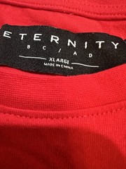 Eternity BC/AD Graphic T-Shirt Shark Teeth Logo XL Streetwear Skate Urban Hype