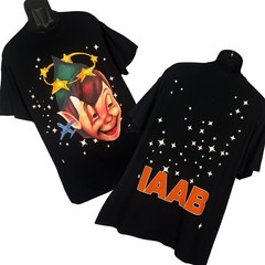 Drake Related It’s All A Blur Tour Tee OVO Peter Pan Orange IAAB Black Size XL