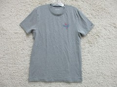 Rhone Shirt Medium Adult Gray Athletic Texas Running Stretch Modern Fit Mens M