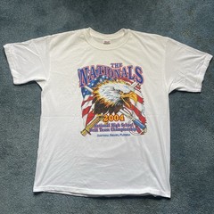 Vintage 2004 National Drill Team Championship T-Shirt Men’s XL White USA Tee