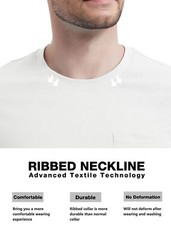 Men’s Active T-Shirts Quick Dry Short Sleeve Cotton Sportswear Breathable Tee