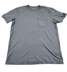Outerknown Shirt Men’s Large Blue Lightweight Organic Pima Cotton Tee Soft GUC