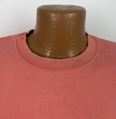 Vintage Bar Shirt Mens Large Faded Salmon Pink Dog T-shirt Funny Tee Distressed