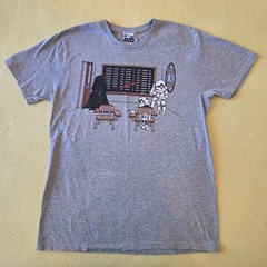 Star Wars/Lucasfilm Two (2) “Medium” T-Shirts – (Darth Vader & Ship Schematics)