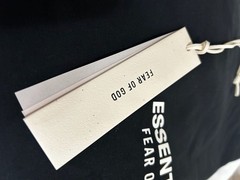 Fear of God Essentials Classic Short Sleeve Crewneck T-Shirt in Jet Black