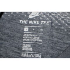 Nike Air T-Shirt Mens Small Gray Athletic Cut Tri-Blend Polyester Viscose Cotton