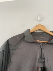 Defcon 5 Tactical Padded T-shirt Combat Shirt Padding Collared Zip Neck XL Grey