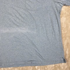 Pendleton Pocket T-Shirt Mens XL Blue Leather Logo XXL 100% Cotton Short Sleeve