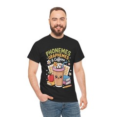 Phonemes Graphemes And Caffeine Coffee Teacher T-Shirt