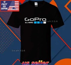 New Shirt GoPro Logo T-Shirt Funny American Usa Unisex Size S-5XL