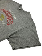 United States Marines USMC Eagle Globe Anchor T‑Shirt Men’s XL Gray Military Tee
