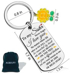 Sister Keychain, Gifts, Sisters, Adult, Birthday, Big Sister, Little Sister