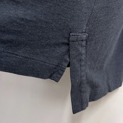 Helmut Lang NY Men’s Size XXL Slate Blue Crewneck Box Logo Cotton/Modal T-Shirt