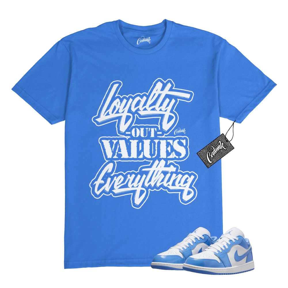 1 Low Legend Blue White T Shirt to Match LYLTY