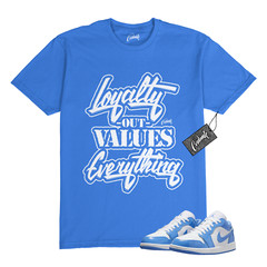 1 Low Legend Blue White T Shirt to Match LYLTY