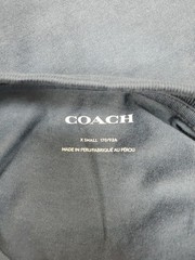 NEW Coach Men New York Long Sleeve TShirt Dark Denim Organic Cotton Sz XSmall US