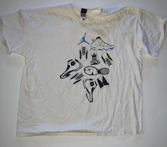 Air Jordan Prototype White T-Shirt Basketball Print size XXXL 3x Brand