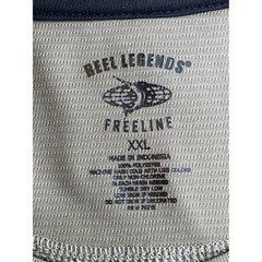 Reel Legends Freeline XXL Olive Green Fishing T-Shirt Marlin Logo Short Sleeve