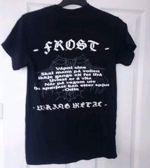 Enslaved Band T.Shirt 2013 20th Anniversary Of The Frost Album Black Size Small