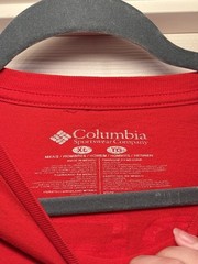 Columbia PFG T-Shirt Men XL Red Fishing Outdoors Logo Beach Casual