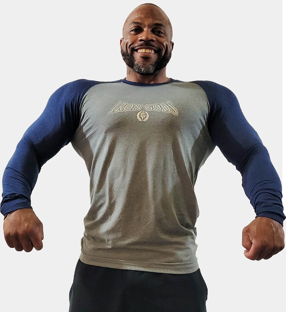 Iron Gods Strife Dri-Fit Workout TShirt, Gym Shirt, Gym Outfit, Mens Gym Clothes