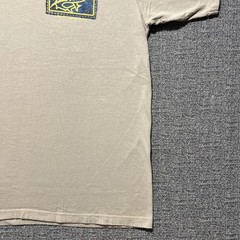 Vintage 90s Caribbean Playa Del Carmen Mexico Shark Souvenir T Shirt Tan Mens XL