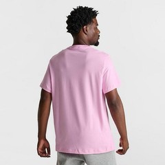 NEW NIKE SPORTSWEAR CLUB T-SHIRT – Pink with White embroidered NIKE Swoosh logo