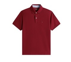 Tommy Hilfiger Men’s Classic Fit Crew Neck Logo T-Shirt Burgundy Sz M