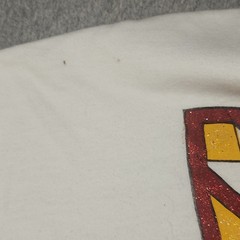 Hanes Beefy-T Graphic Tee Mens XL White Good Vintage 90s Southwestern Glitter