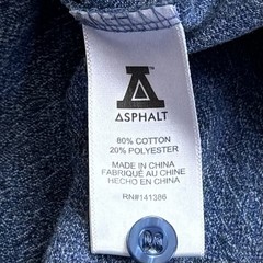 Asphalt Yacht Club Blue White Micro Stripe Long Sleeve Preppy Chic Nautical M
