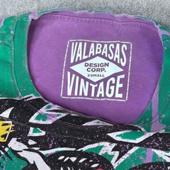 RARE Valabasas Vintage Tee Boom Lose Your Mind All Over Graphic Tee Size XS