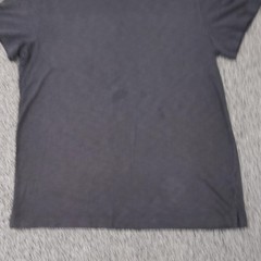Vince Shirt Mens Large Gray Crewneck Cotton Short Sleeve Tee Solid FLAW