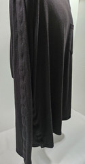 Deyeck black XL long sleeve crewneck snap entry shoulder/sleeve SURGICAL (1)