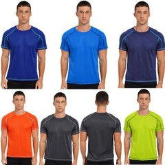 Men’s Quick Dry Rash Guard Swim Shirt Sun Protection UPF 50+ T-Shirt Running Top