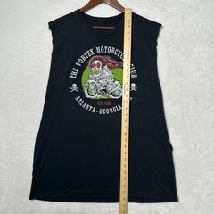 The Vortex Motorcycle Club Cutoff Muscle Tank Top T-Shirt Atlanta Georgia Sz XL