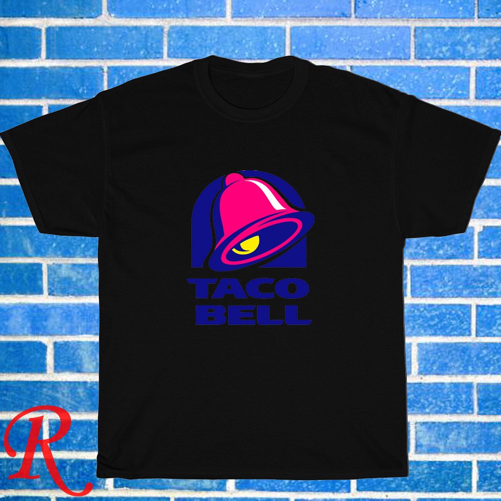 Taco Bell Fast Food Logo Black/Grey/Navy Size S-5XL Unisex T-Shirt