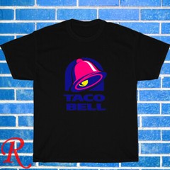 Taco Bell Fast Food Logo Black/Grey/Navy Size S-5XL Unisex T-Shirt
