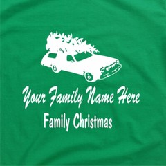 Custom Christmas Vacation T-Shirt – “Add Your Family Name” Griswold, S-XXL