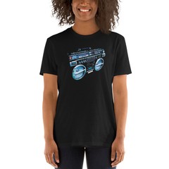 Retro Ghettoblaster Unisex Shirt 80S 90S Hip Hop Rap Music Boom Box Gift