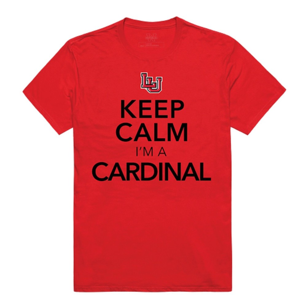 Lamar University Cardinals LU NCAA College Cotton Keep Calm Tee T-Shirt S – 2XL