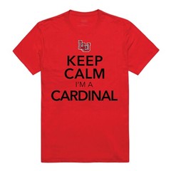 Lamar University Cardinals LU NCAA College Cotton Keep Calm Tee T-Shirt S – 2XL