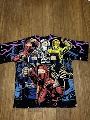Mighty Morphin Power Rangers Modern AOP Size Large Vante This Is Not A Shirt
