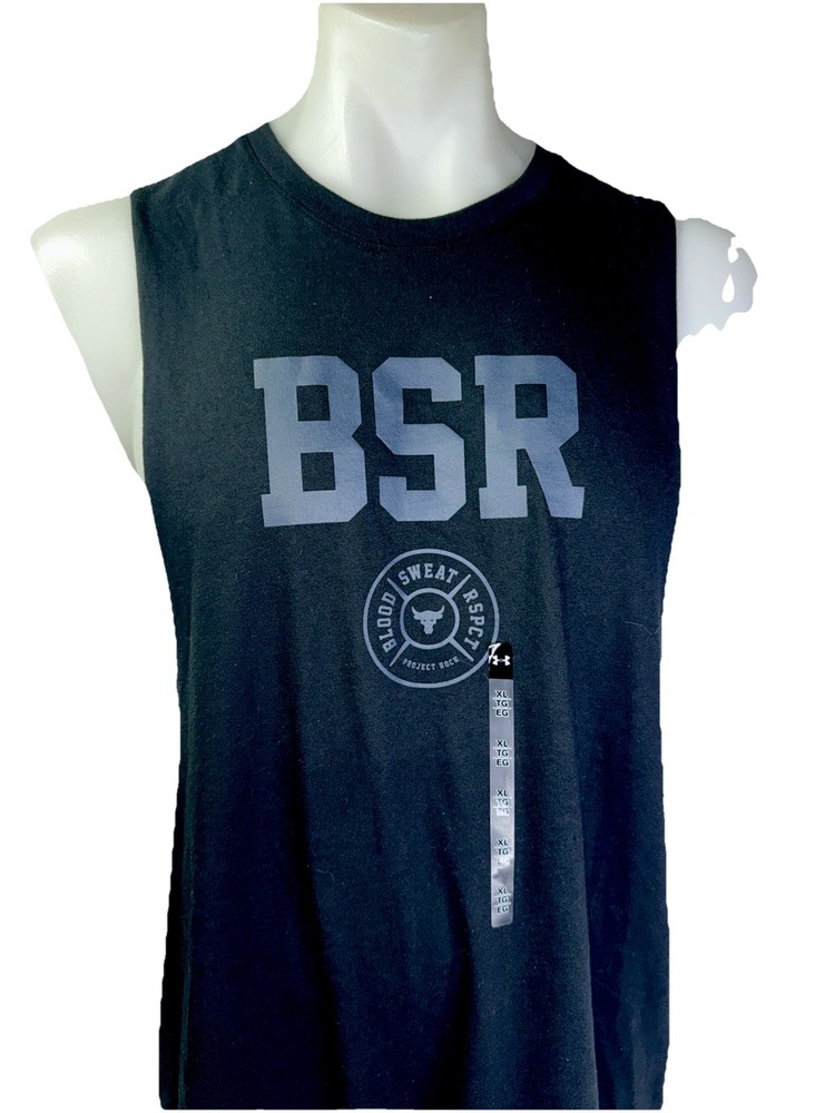 Under Armour Men’s Project Rock BSR Graphic Tank Top Size Small