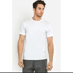 Anvil Lightweight Cotton Crew Neck White Men’s Short Sleeve T-Shirt Size S